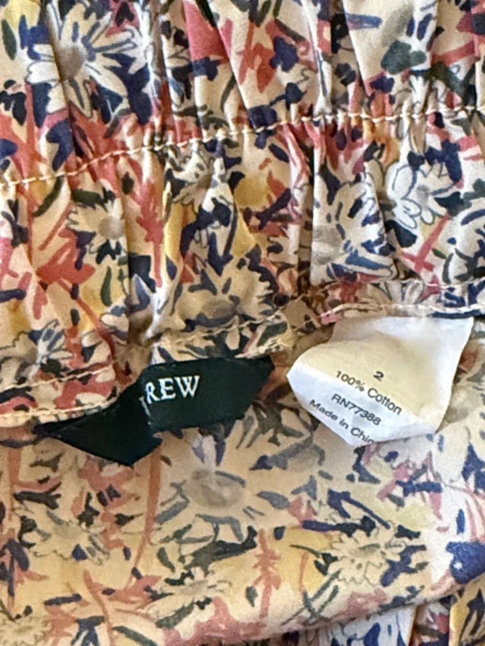 J. Crew crew floral